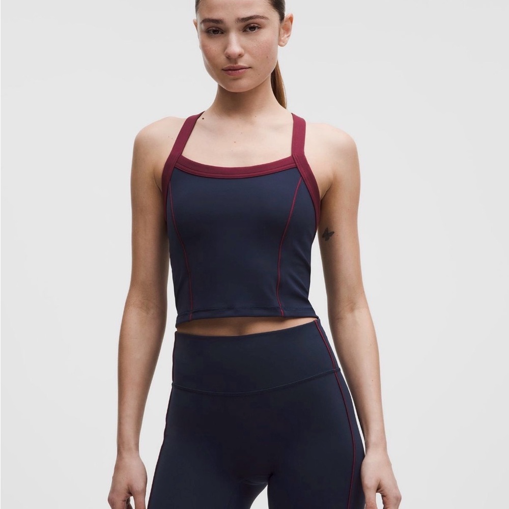 Wunder Train Piped Strappy Tank